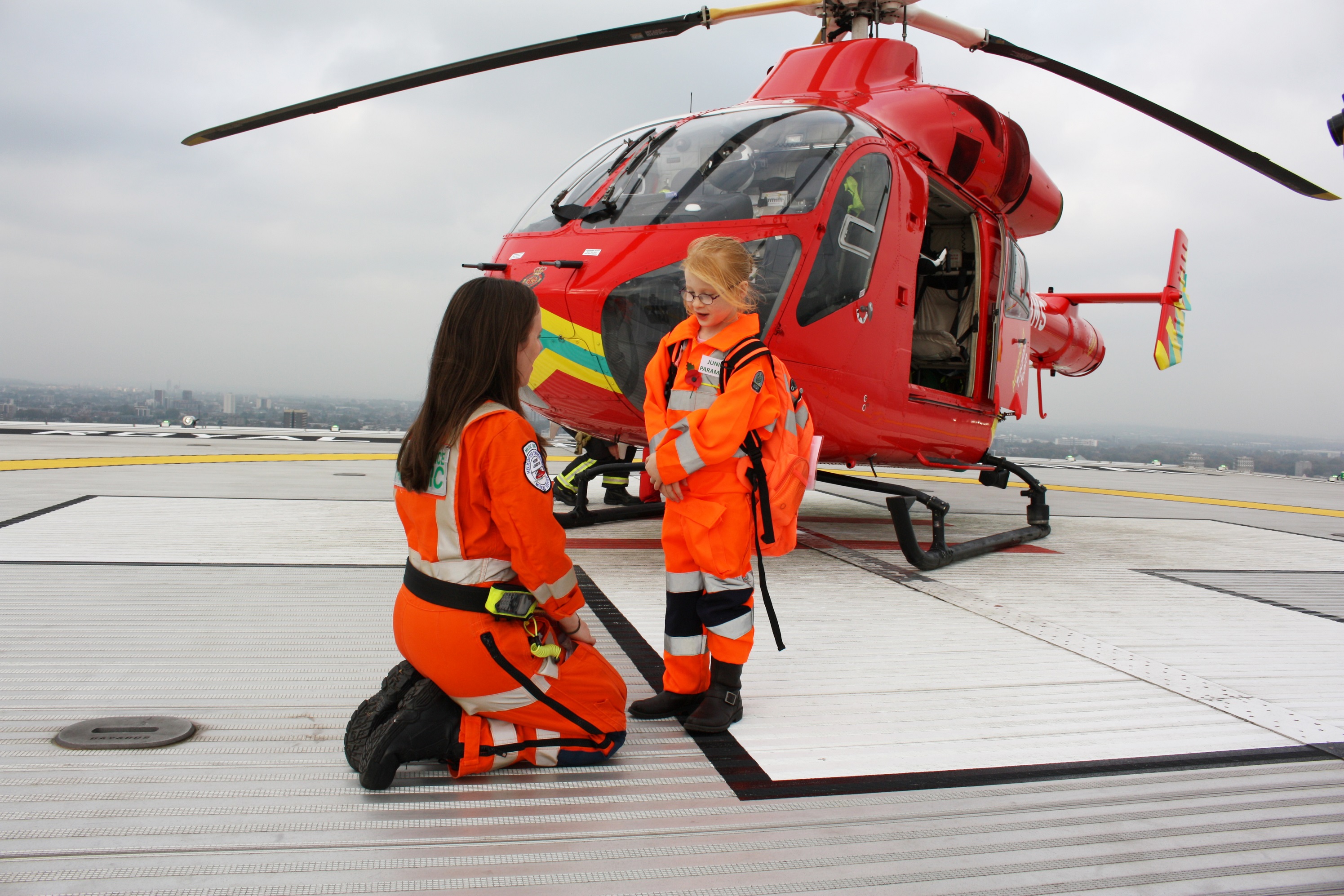 Junior paramedic meets London's Air Ambulance London’s Air Ambulance